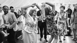 granny on the dance floor